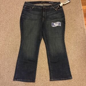 Lee Blue Boot Cut Jeans with Distressed Look